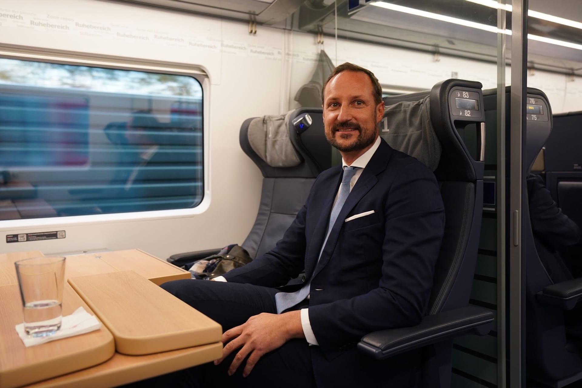 Kronprinz Haakon in Deutschland - Bahnfahrt nach Berlin