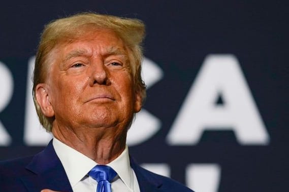 Ex-US-Präsident Donald Trump: Im Vergleich zu Biden sei er das kleinere Übel, gaben viele Befragte bei einer Untersuchung an.