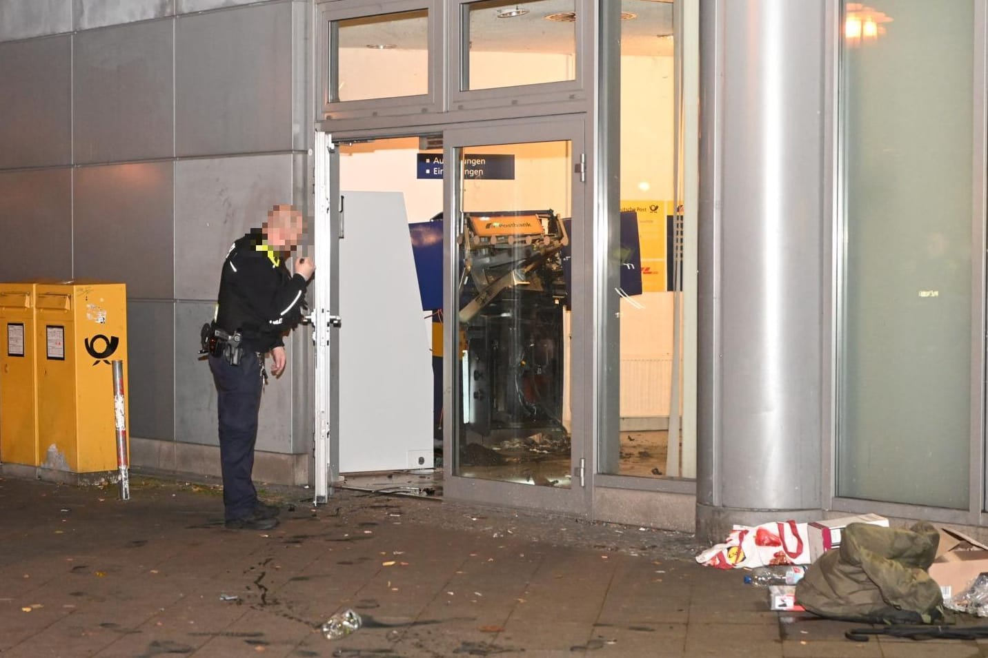 In Lichtenberg wurde ein Geldautomat gesprengt.