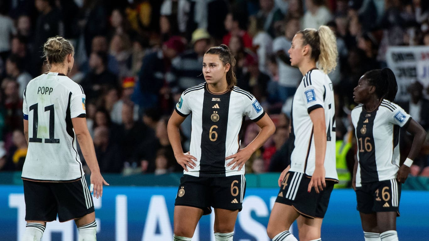Enttäuschung pur: Bei der WM war für die DFB-Frauen nach der Gruppenphase Schluss.
