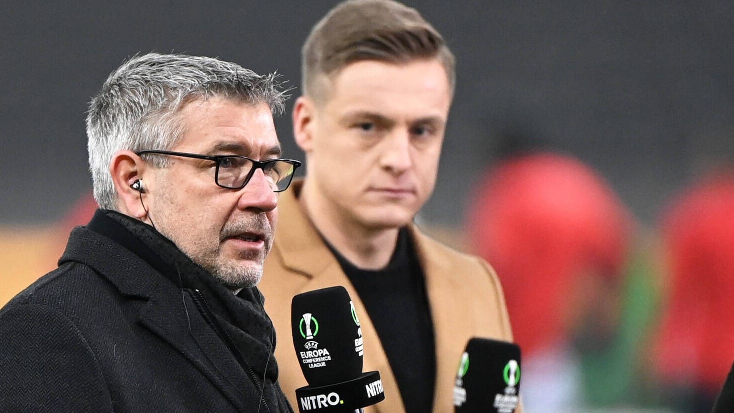 Urs Fischer (l.) und Felix Kroos: Gemeinsam feierten die beiden 2019 noch den Aufstieg von Union Berlin in die Bundesliga. Urs Fischer (l.) und Felix Kroos: Gemeinsam feierten die beiden 2019 noch den Aufstieg von Union Berlin in die Bundesliga.