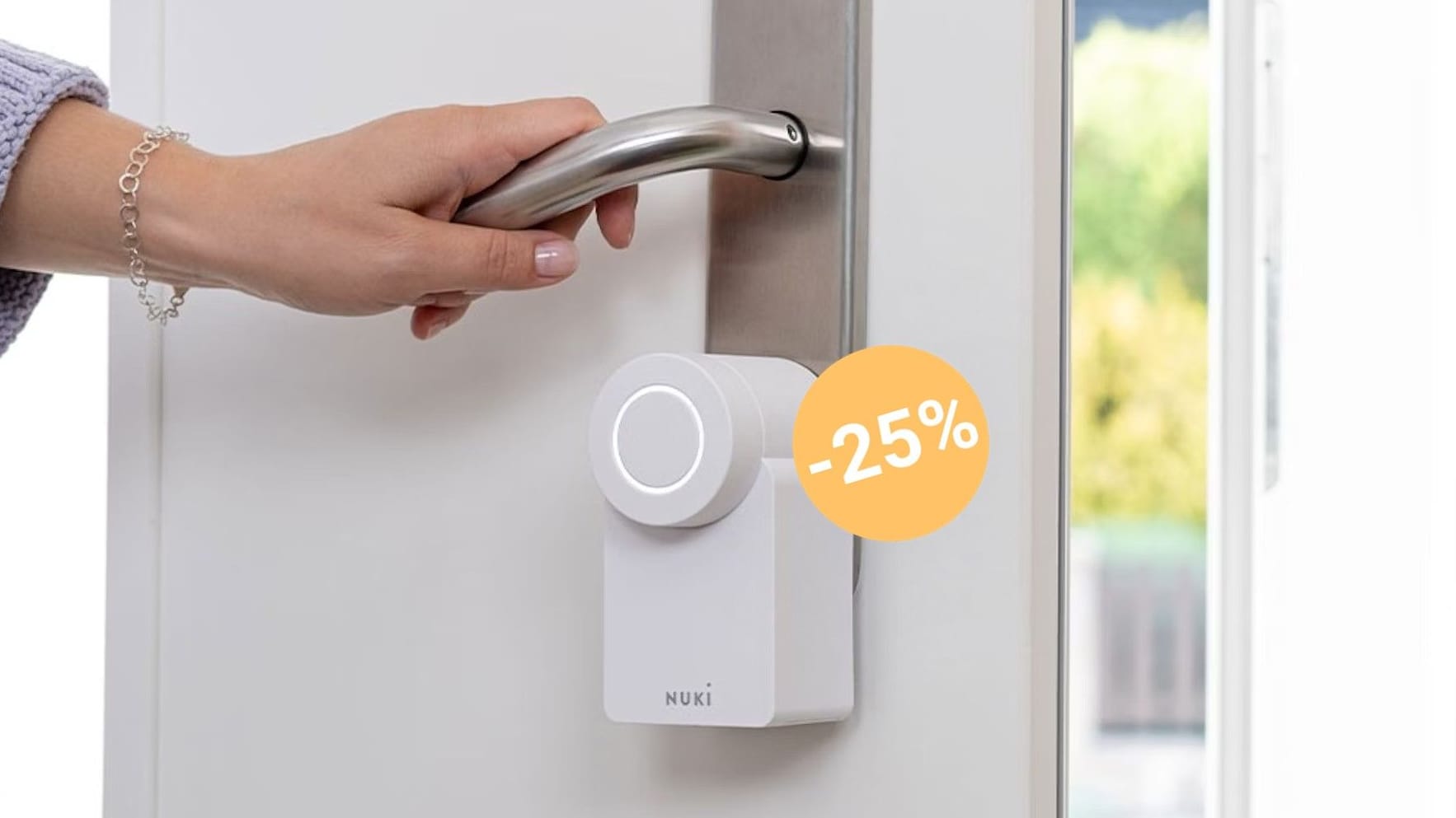 Black Friday 2023: Das Nuki Smart Lock 3.0 sichern Sie sich jetzt bei Amazon zum Spitzenpreis im Angebot.