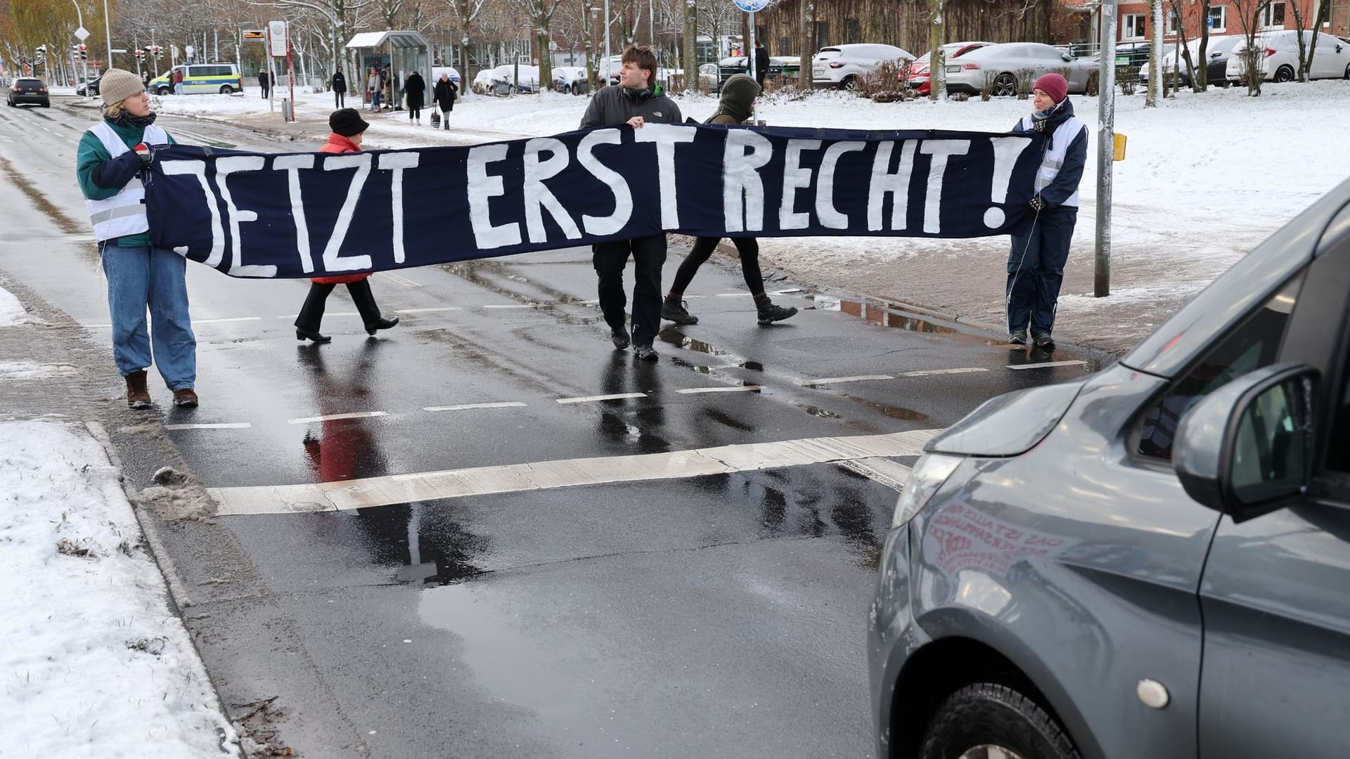 Protest in Stralsund