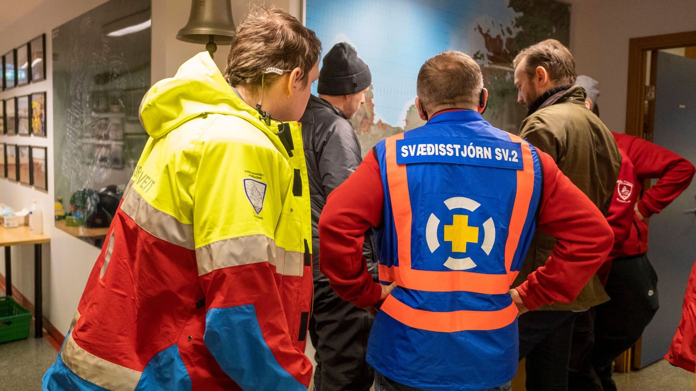 Rettungsstation in Grindavik: Wegen des bevorstehenden Vulkanausbruchs wurde am Freitagabend der Ausnahmezustand für den Zivilschutz ausgerufen (Archivfoto).
