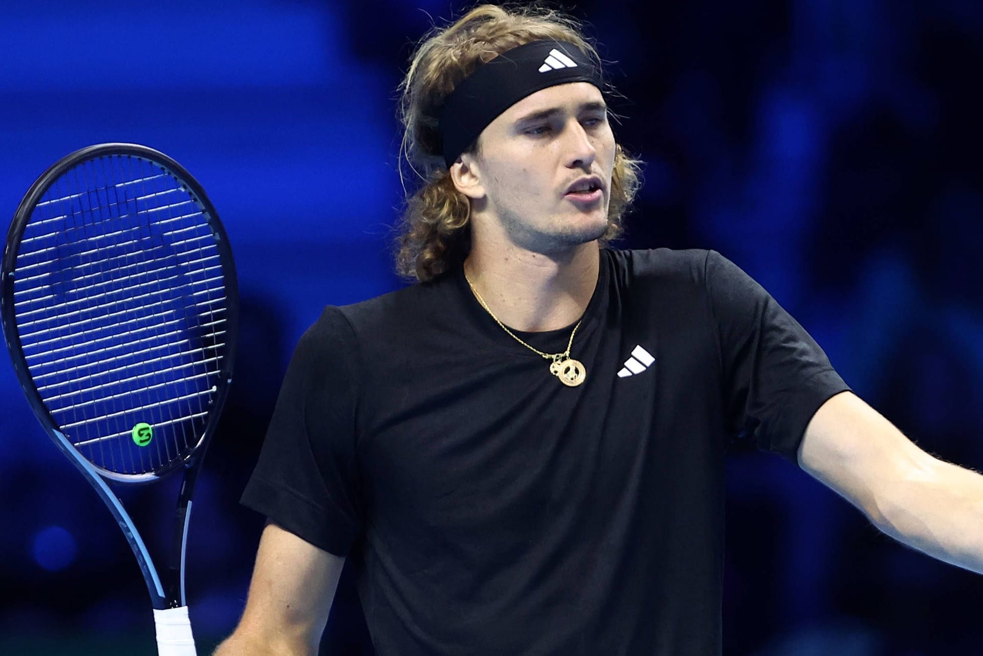 Schweres Match: Alexander Zverev im Duell mit Daniil Medwedew.