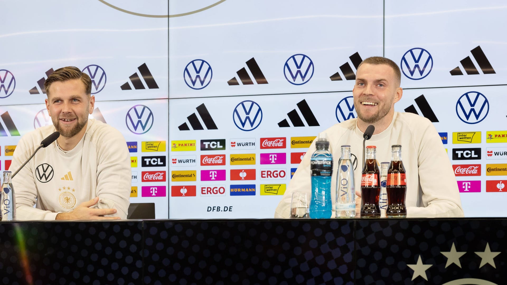Niclas Füllkrug (l.) und Marvin Ducksch spielen nun beide fürs DFB-Team. Niclas Füllkrug (l.) und Marvin Ducksch spielen nun beide fürs DFB-Team.