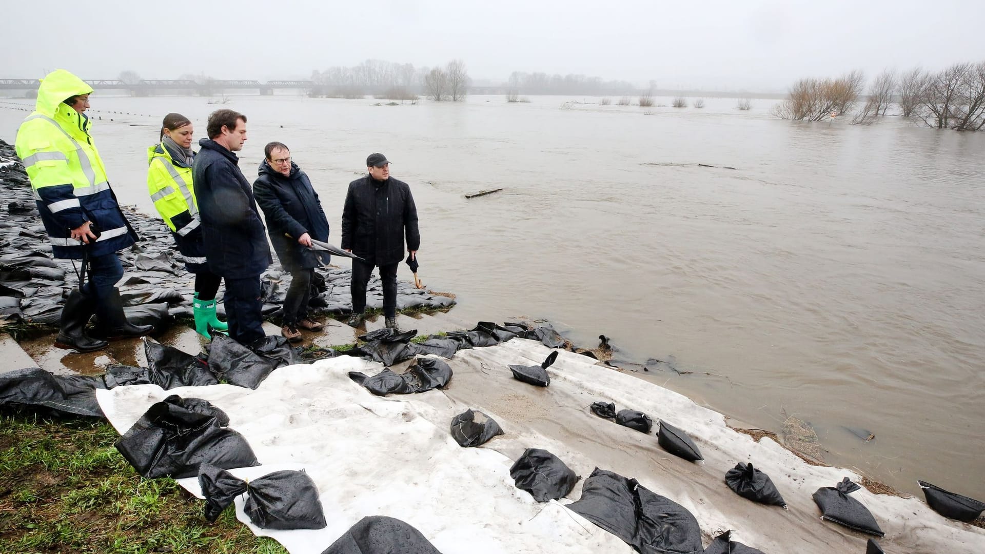 Hochwasser in Nordrhein-Westfalen - Oberhausen