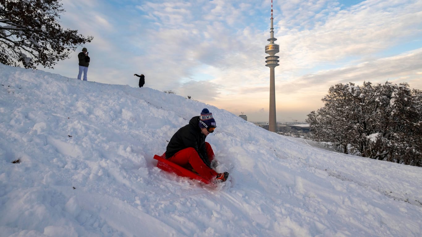 München: In Bayern schneite es kürzlich heftig.
