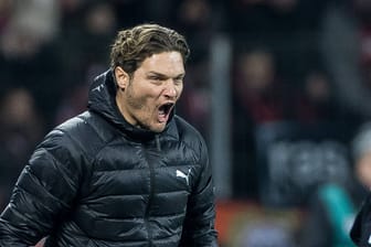 Edin Terzić: Der BVB-Coach war mit einer Entscheidung des Schiedsrichters überhaupt nicht einverstanden.