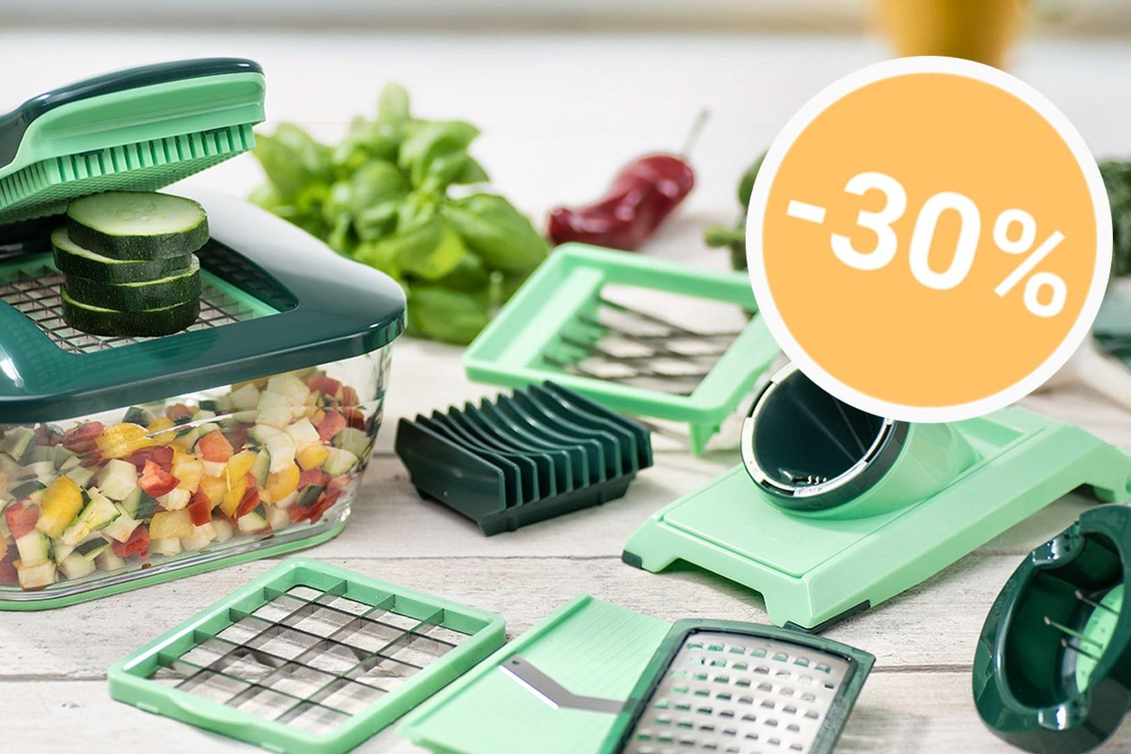 Genius Nicer Dicer zum Black-Friday-Preis: Der beliebte Gemüseschneider war noch nie günstiger als jetzt.