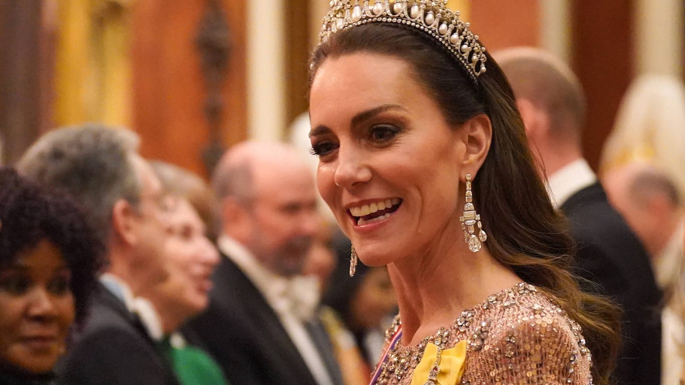 Prinzessin Kate: Sie zeigte sich beim Diplomaten-Empfang im Buckingham Palast.