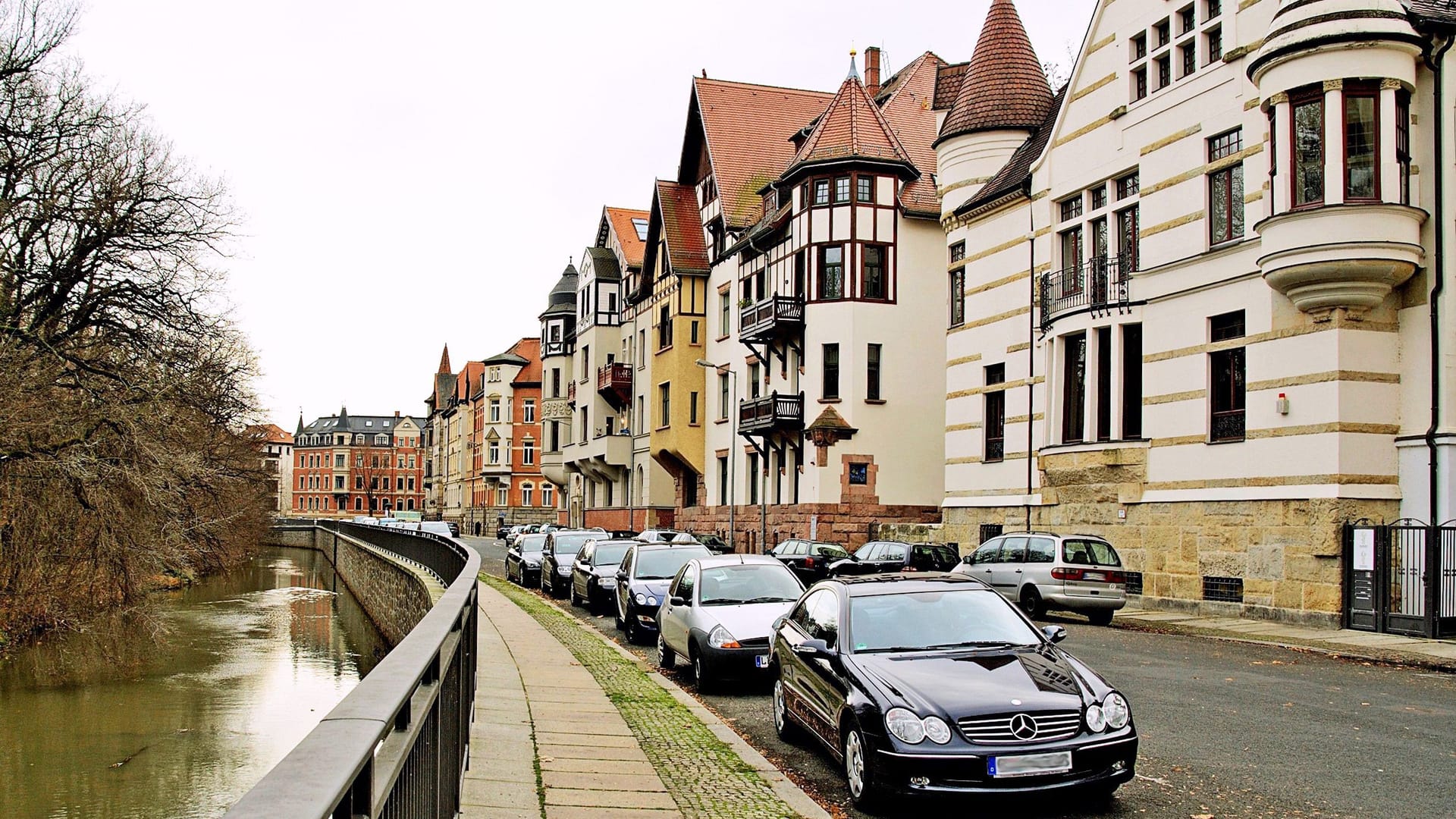 Die Liviastraße im Waldstraßenviertel (2009).