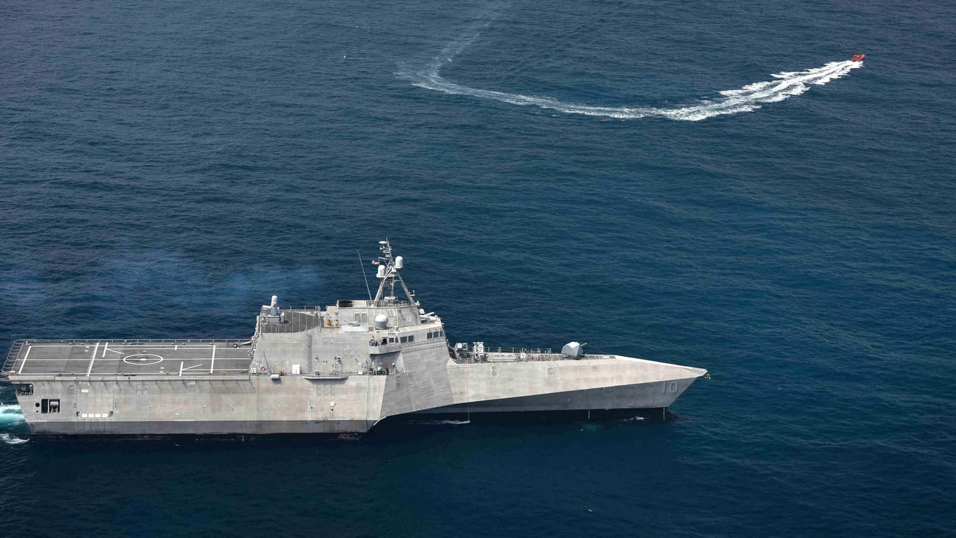 USS Gabrielle Giffords (Archivbild): Das amerikanische Kriegsschiff soll unerlaubt in chinesisches Hoheitsgewässer eingedrungen seien.