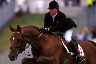 Sprung zu Silber: Lesley McNaught bei den Olympischen Spielen 2000 in Sydney.