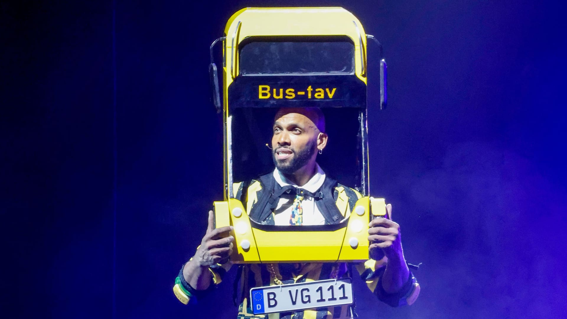 "Bus-tav" auf der Bühne beim BVG-Musical: Regie führte Christoph Drewitz. "Bus-tav" auf der Bühne beim BVG-Musical: Regie führte Christoph Drewitz.