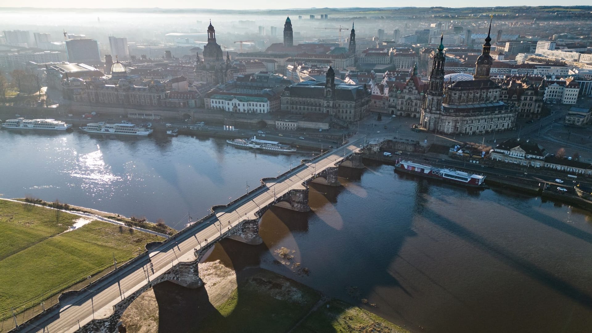 Sonnenschein in Dresden