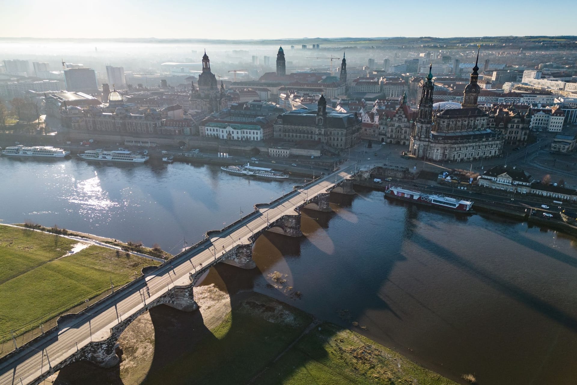Sonnenschein in Dresden