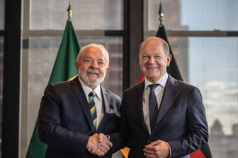 Olaf Scholz und Luiz Inácio Lula da Silva