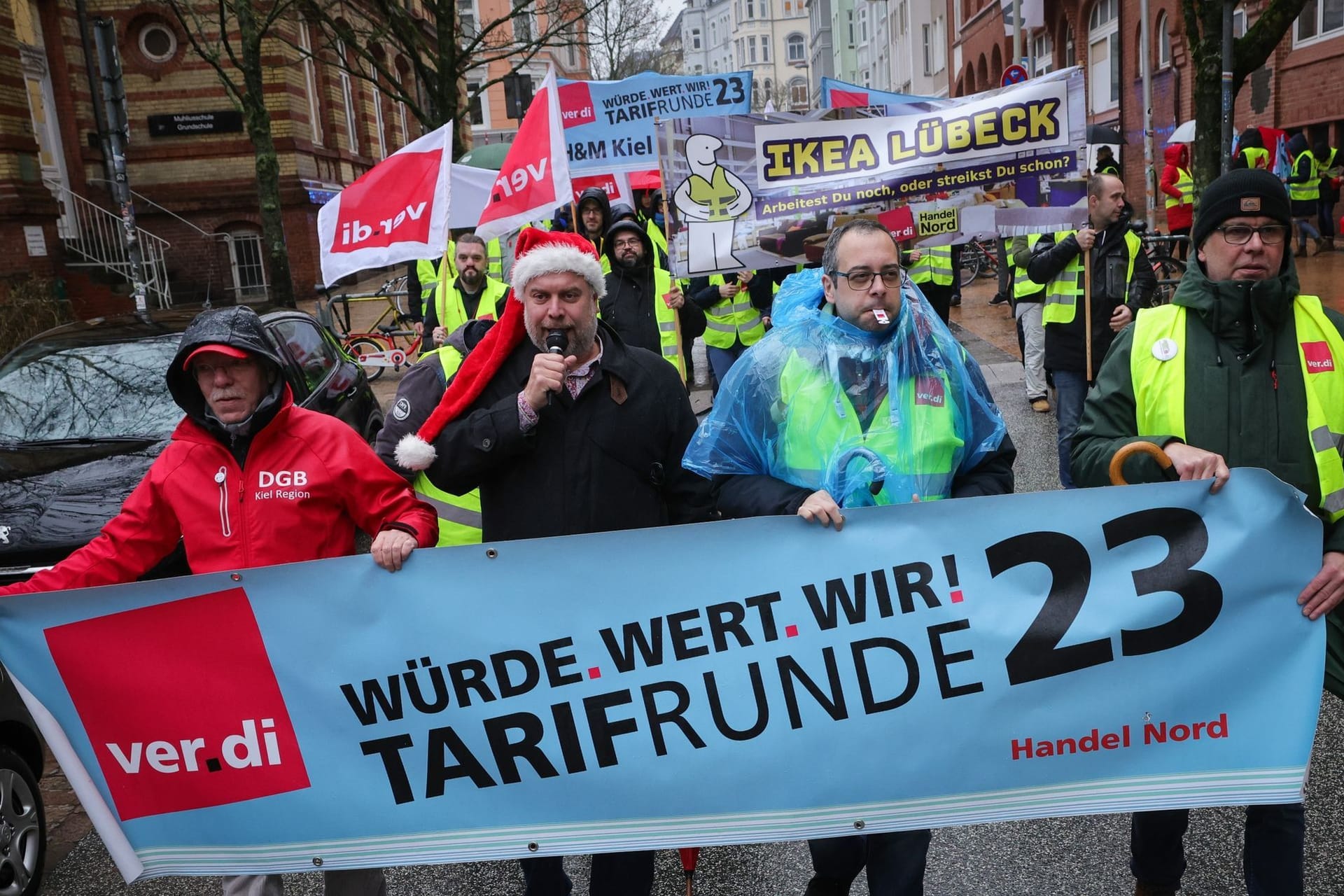 Warnstreik im Einzelhandel