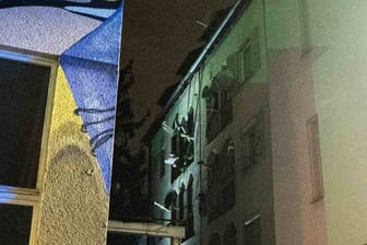 In der Nacht auf Mittwoch kam es in Cannstatt im Veielbrunnenweg zu einer Explosion in einer Wohnung. Durch die Detonation wurden Teile der Hausfassade in die Umgebung geschleudert.