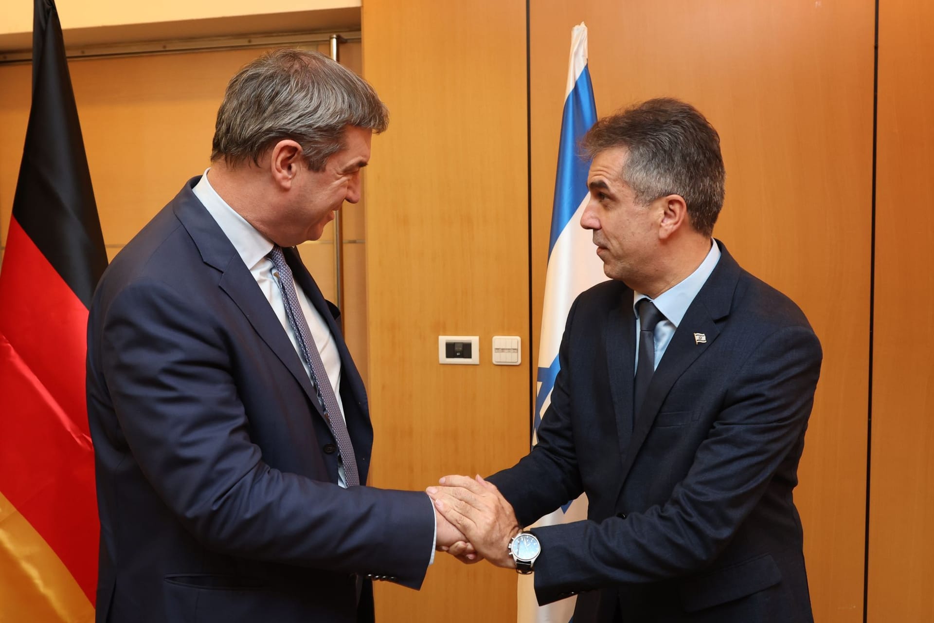 Markus Söder in Jerusalem