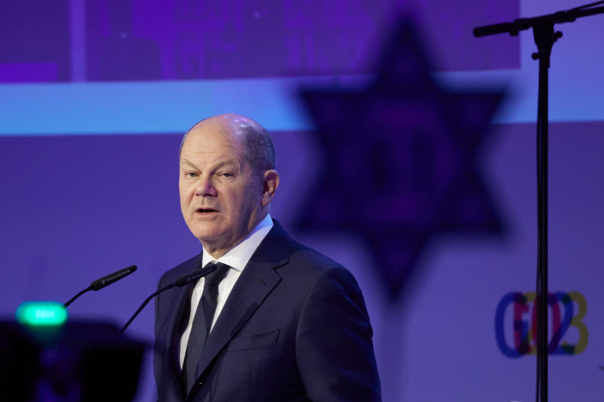 Olaf Scholz beim jüdischen Gemeindetag 2023