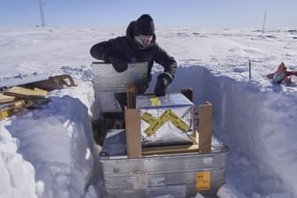 Klimaforscher in der Antarktis