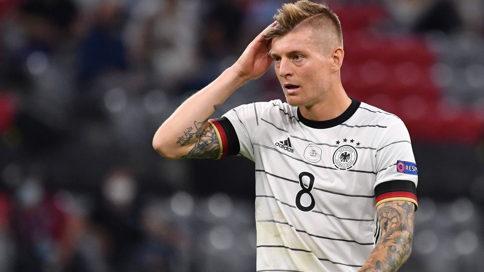 Toni Kroos bei der EM 2021: Seit zweieinhalb Jahren hat der Weltmeister nicht mehr für die Nationalelf gespielt.