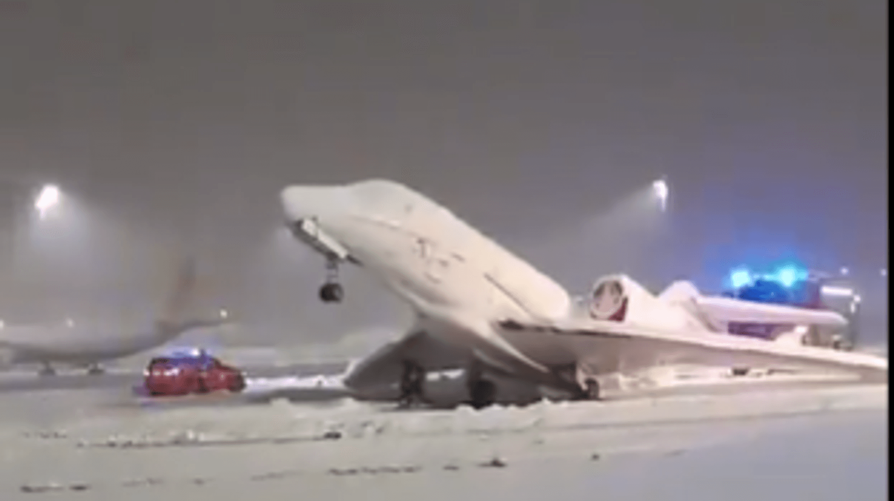 Snow shock in Munich: Luxury jet falls victim to winter – that’s behind the bizarre scene