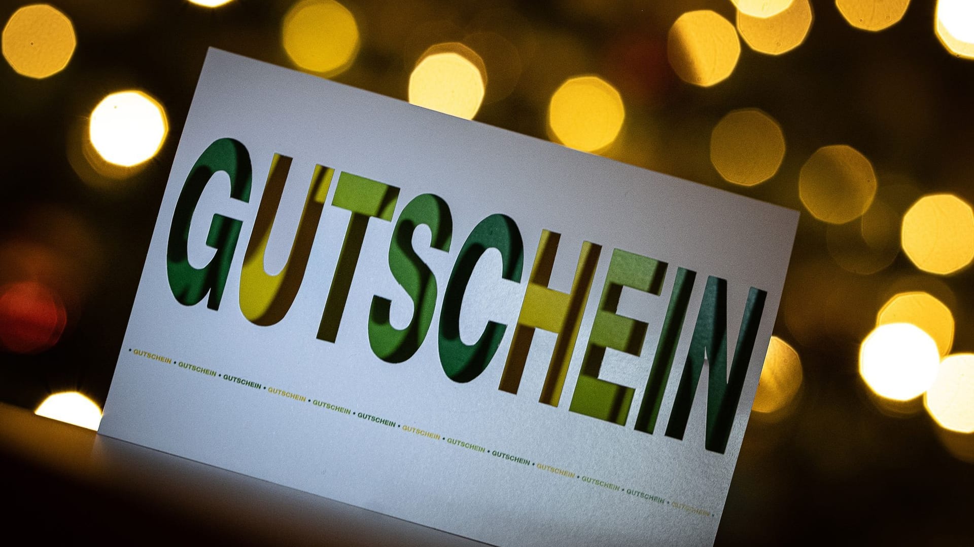 Ein Geschenkgutschein Ein Geschenkgutschein