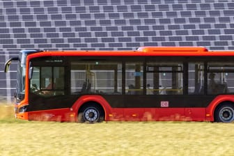 Bus der Regionalverkehr Alb-Bodensee GmbH (Archivbild): Die Busfahrer sollen ihren Arbeitgeber um einen sechsstelligen Betrag betrogen haben.