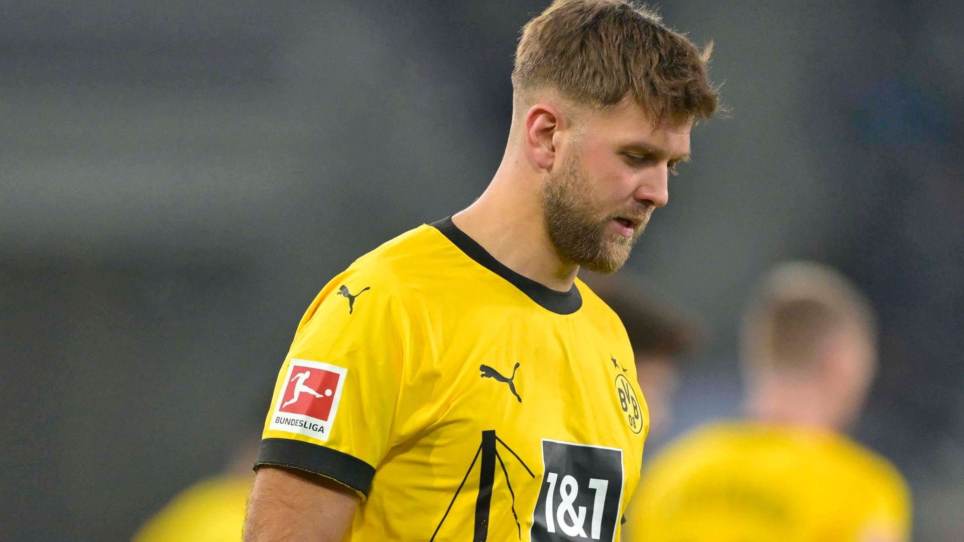 Niclas Füllkrug: Der Mittelstürmer konnte mit dem BVB keine überzeugende Leistung zeigen. Niclas Füllkrug: Der Mittelstürmer konnte mit dem BVB keine überzeugende Leistung zeigen.