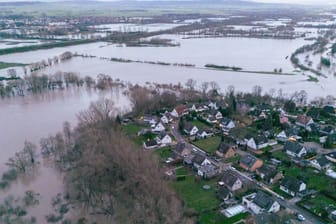 Hochwasser in Niedersachsen - Sarstedt