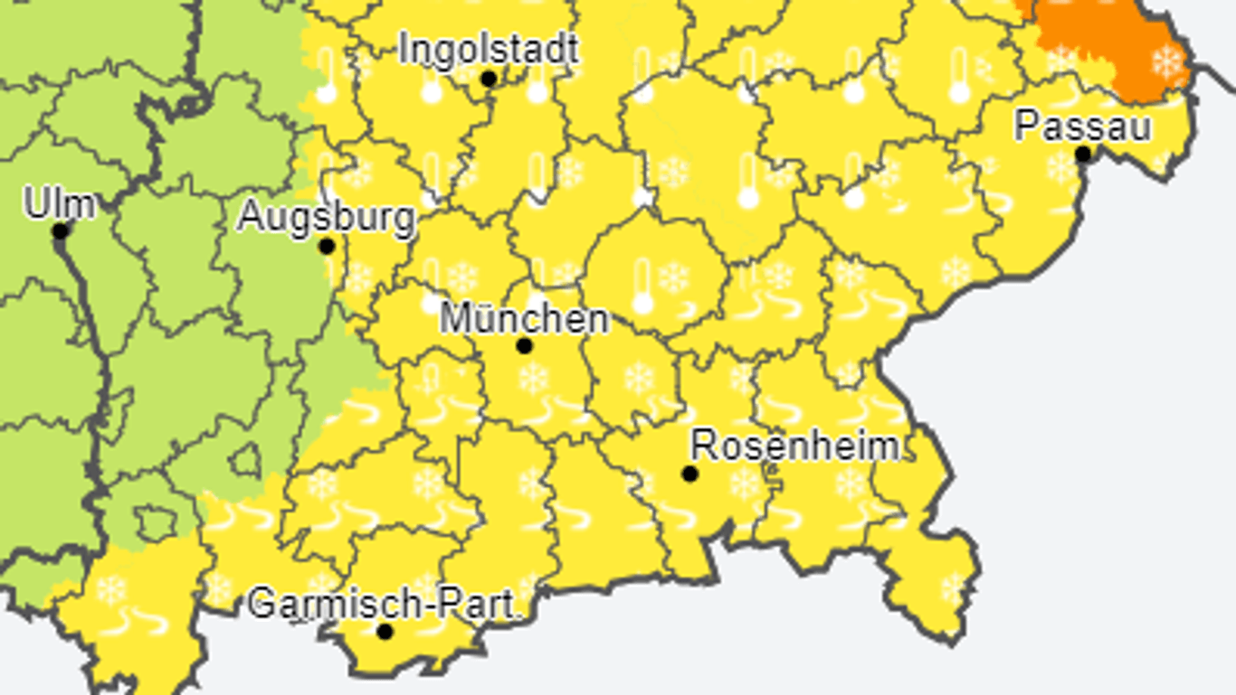 Am Vormittag hat der Deutsche Wetterdienst etwas Entwarnung gegeben.
