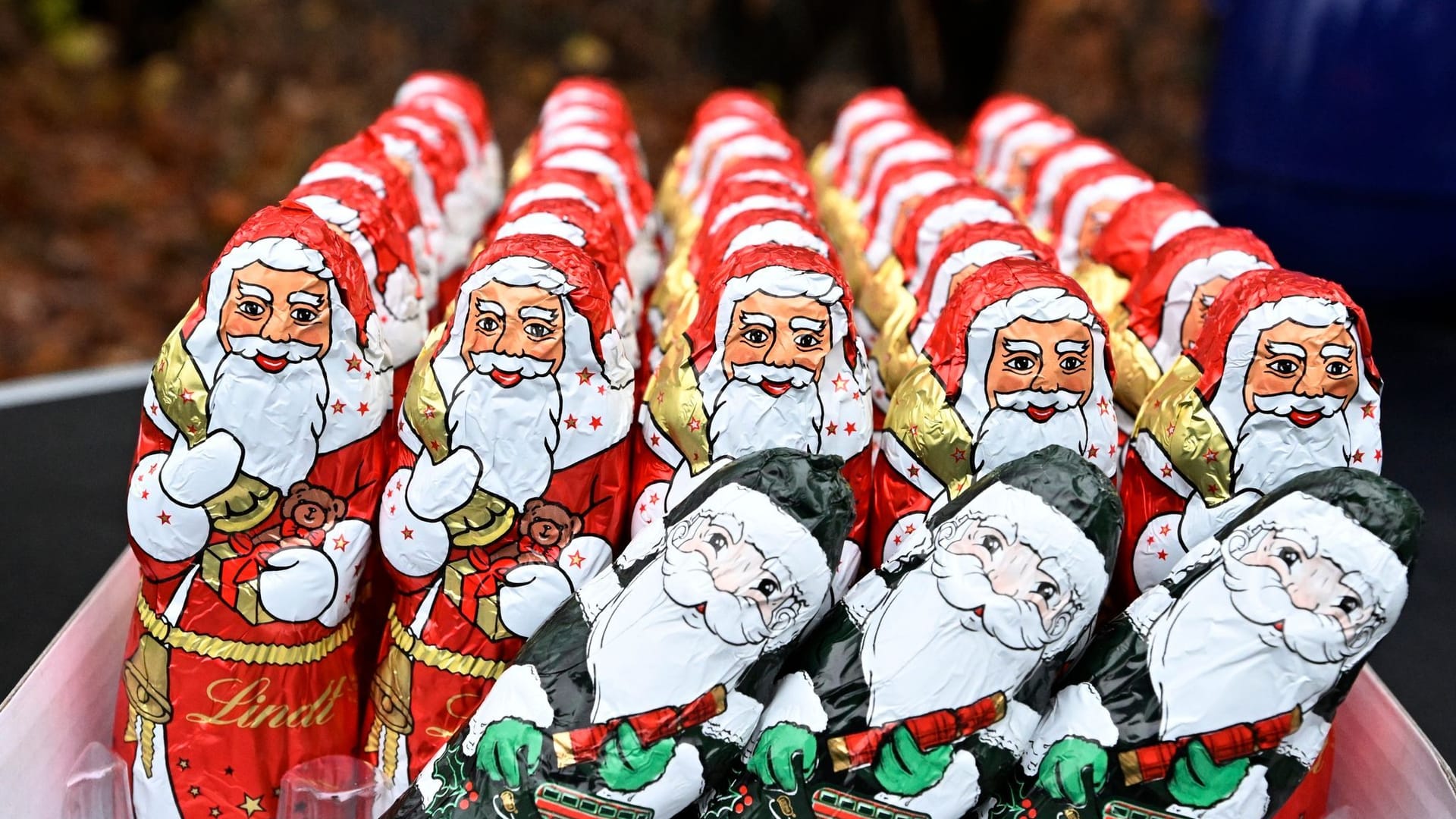 Nikolausfiguren aus Schokolade