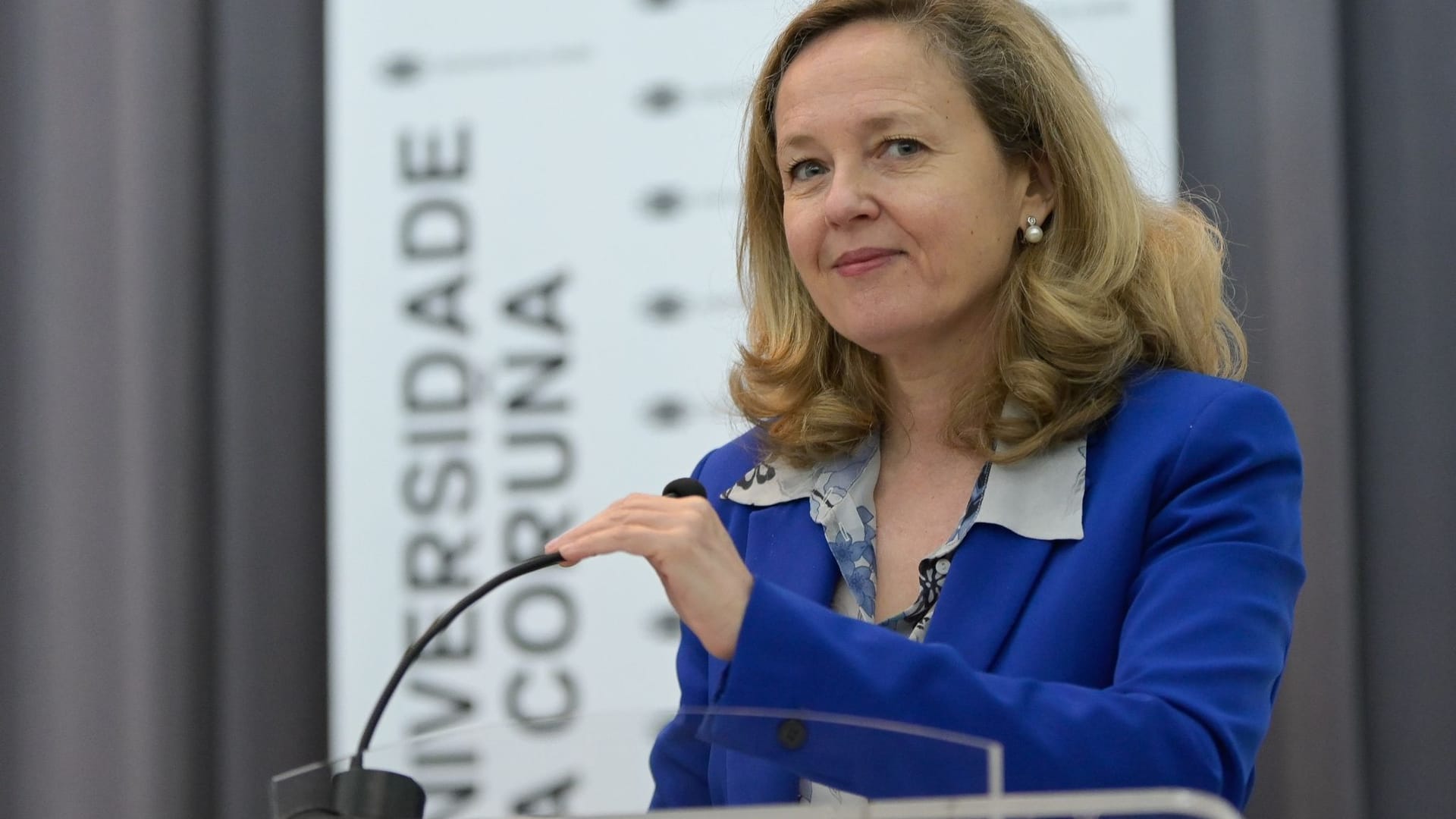 Spaniens Wirtschaftsministerin Calvino