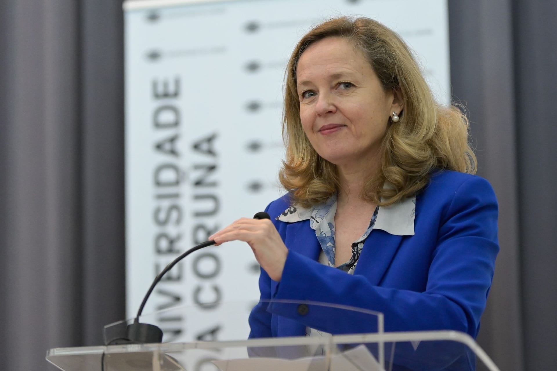 Spaniens Wirtschaftsministerin Calvino