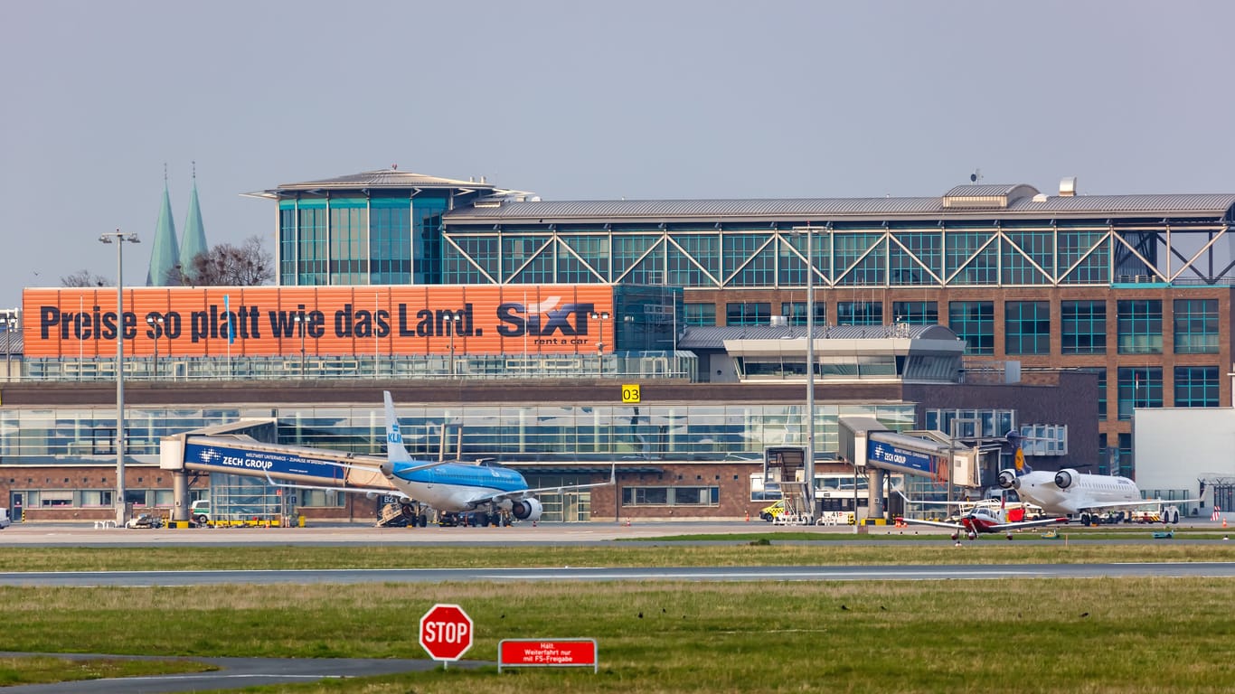 Der Flughafen in Bremen (Archivbild): Ab Mai kommt ein neues Reiseziel hinzu.
