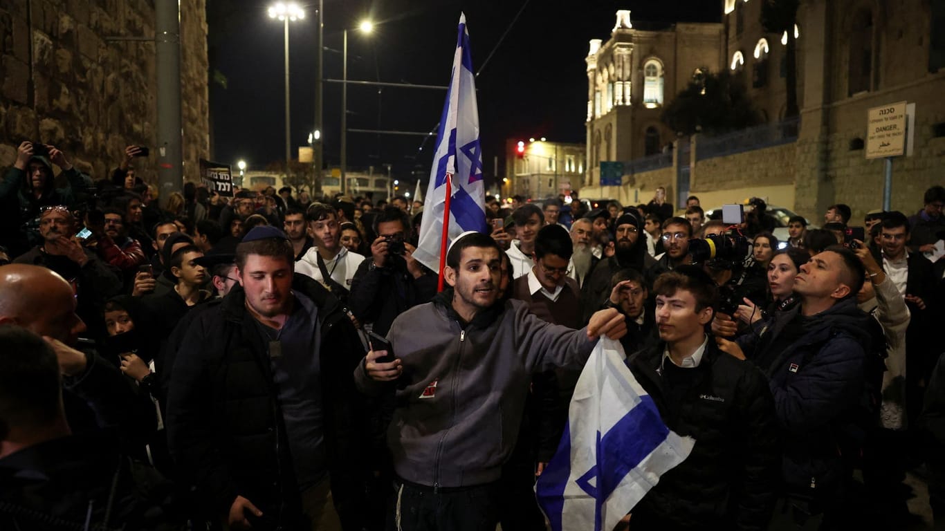 Marsch ultrarechter Israelis in Jerusalem: Jerusalem kritisierte die Genehmigung des Marsches.