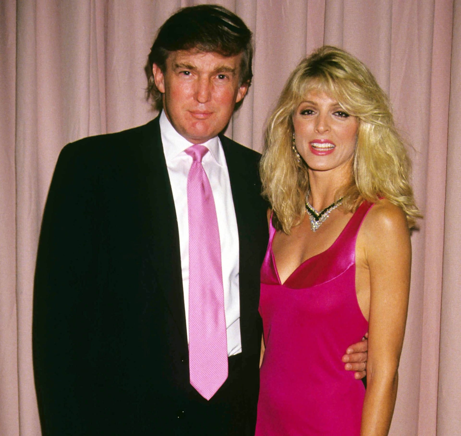 Donald Trump und Marla Maples: 1993 gaben sich der Unternehmer und die Schauspielerin das Jawort.