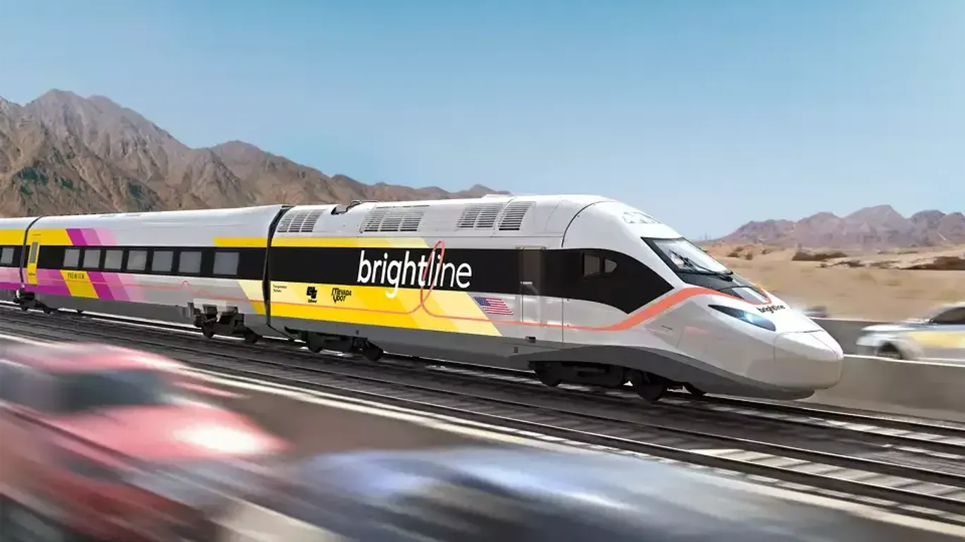 Das Unternehmen Brightline West will eine Schnellzugverbindung von Los Angeles nach Las Vegas bauen