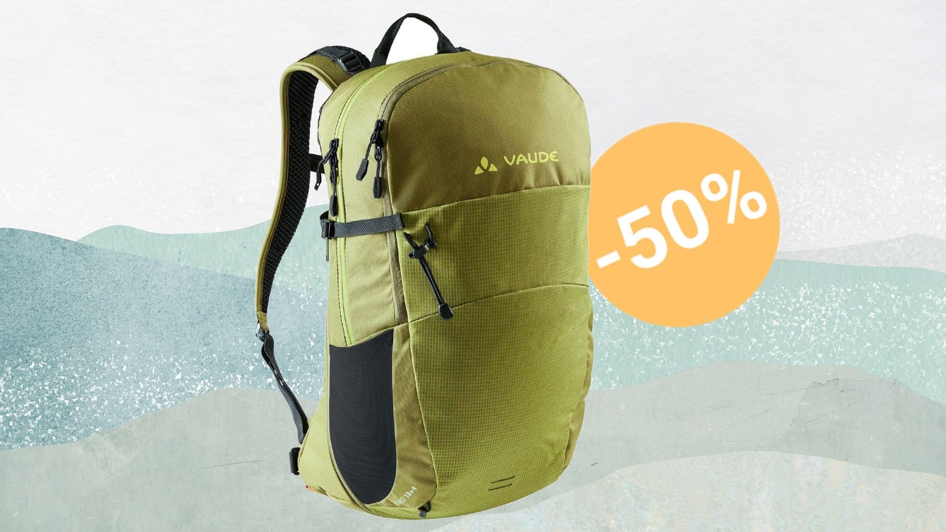 Bei Amazon sichern Sie sich jetzt einen schicken Wanderrucksack von Vaude 50 Prozent günstiger.