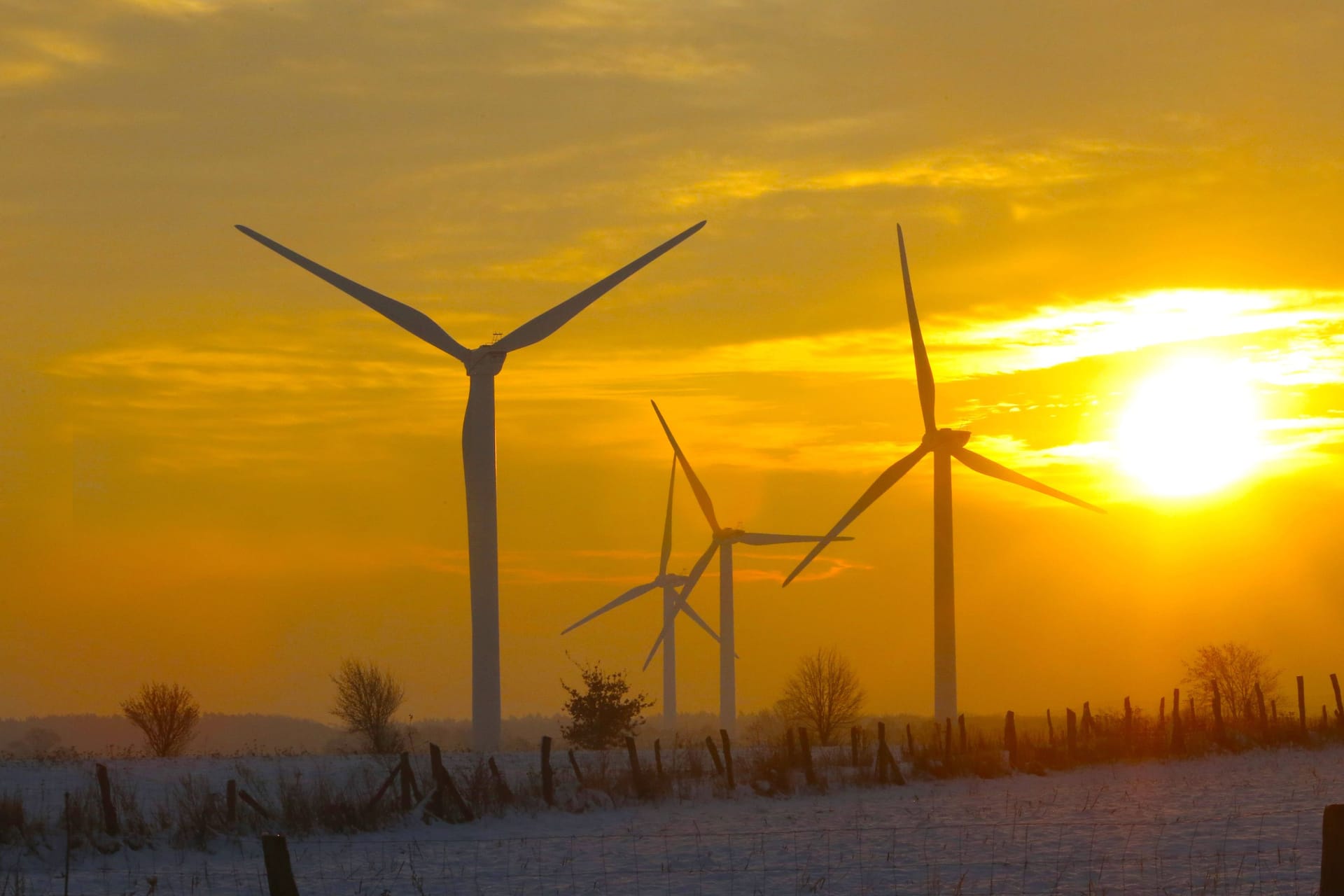 Windräder in Deutschland (Archivbild): Noch nie hat Deutschland so viel grüne Energie erzeugt.