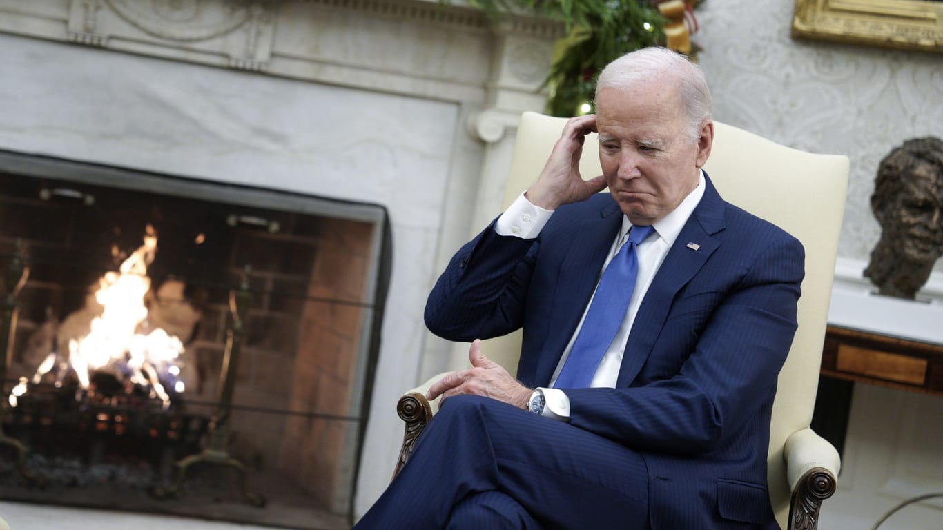 Angezählter Präsident: Die Umfragen für Joe Biden stehen schlecht.