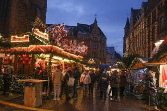 Weihnachtsmarkt an der Marktkirche in Hannover: Besucher sollten auf ihre Wertsachen aufpassen.
