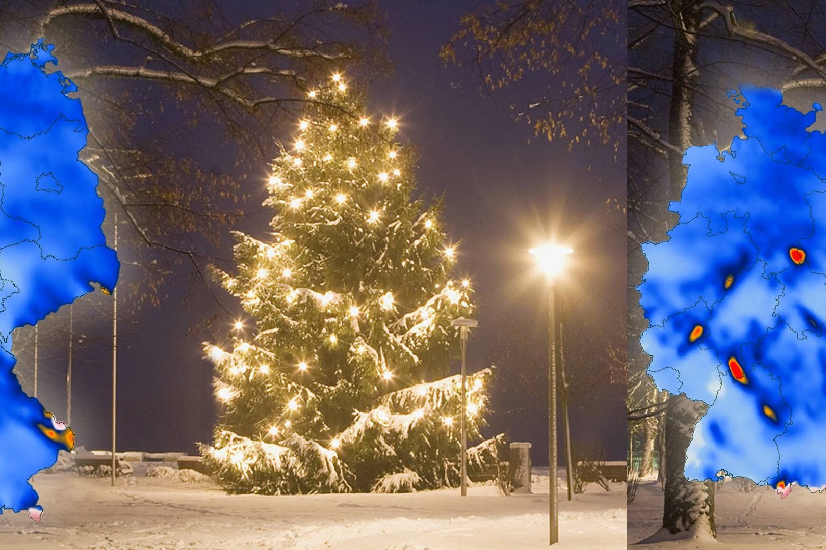 Ausblick auf Weihnachten: Wetterkarten zeigen einen Umschwung in dieser Woche.