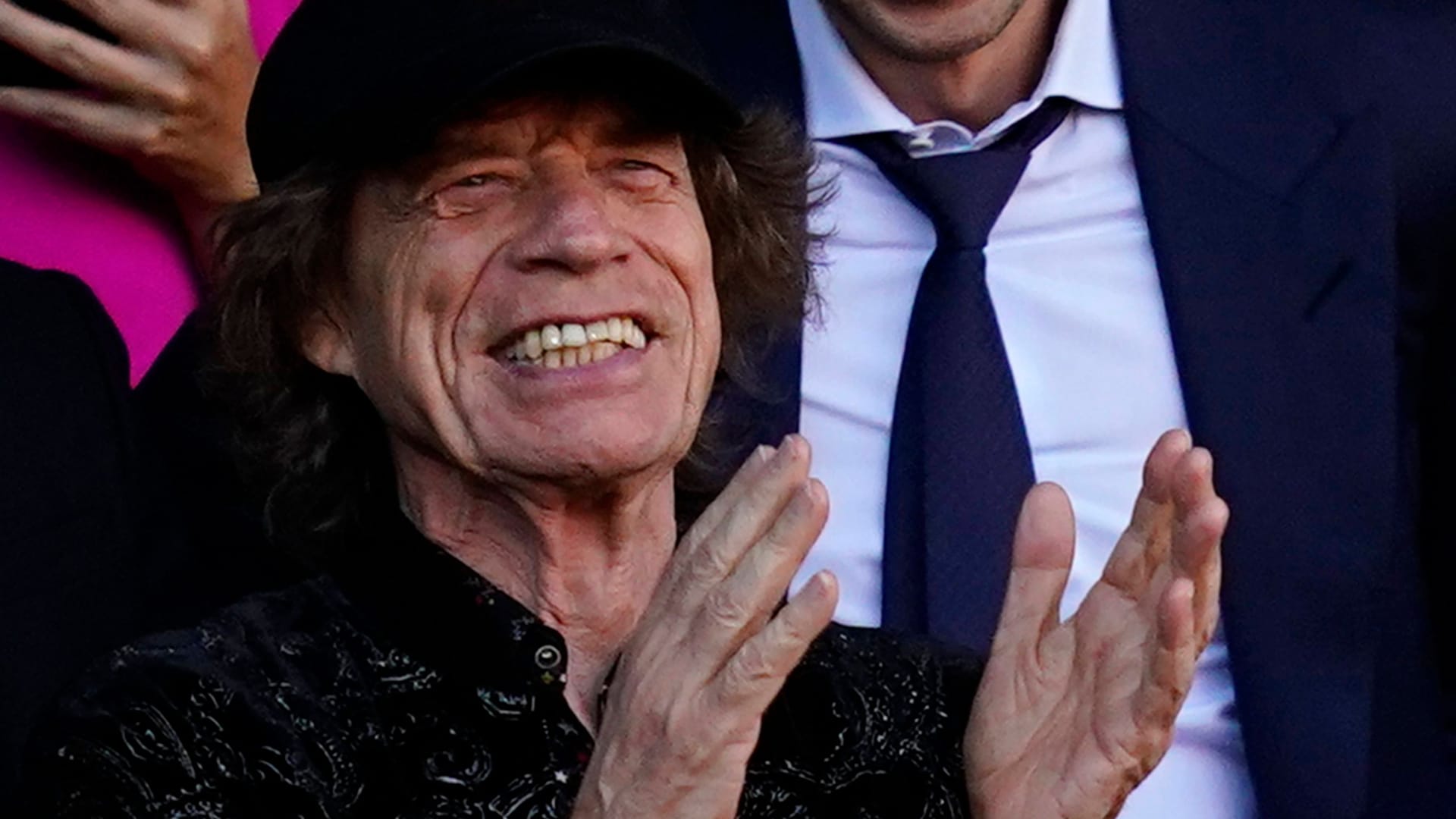 Mick Jagger. Sein jüngster Sohn hatte gerade Geburtstag.