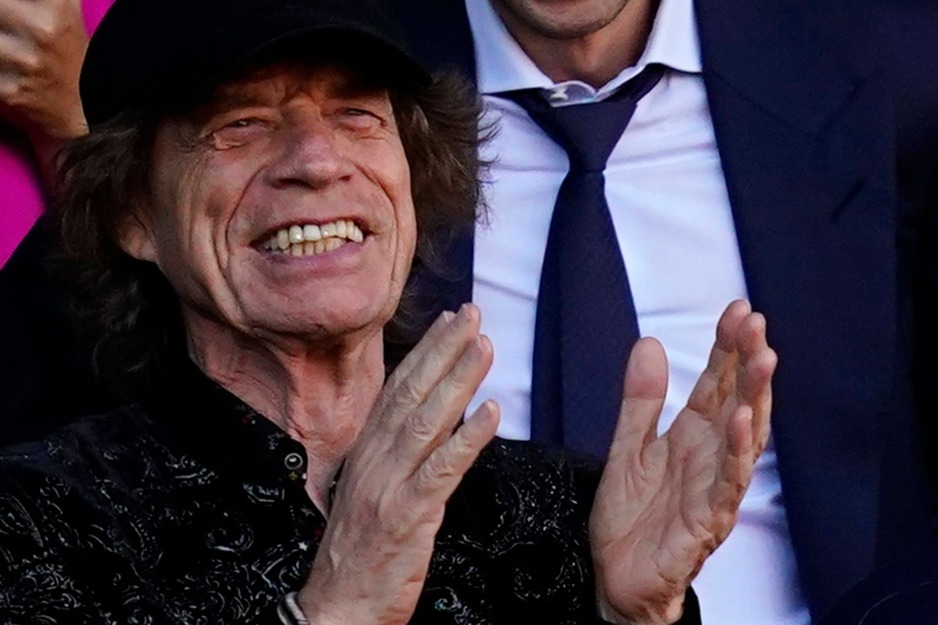 Mick Jagger. Sein jüngster Sohn hatte gerade Geburtstag.