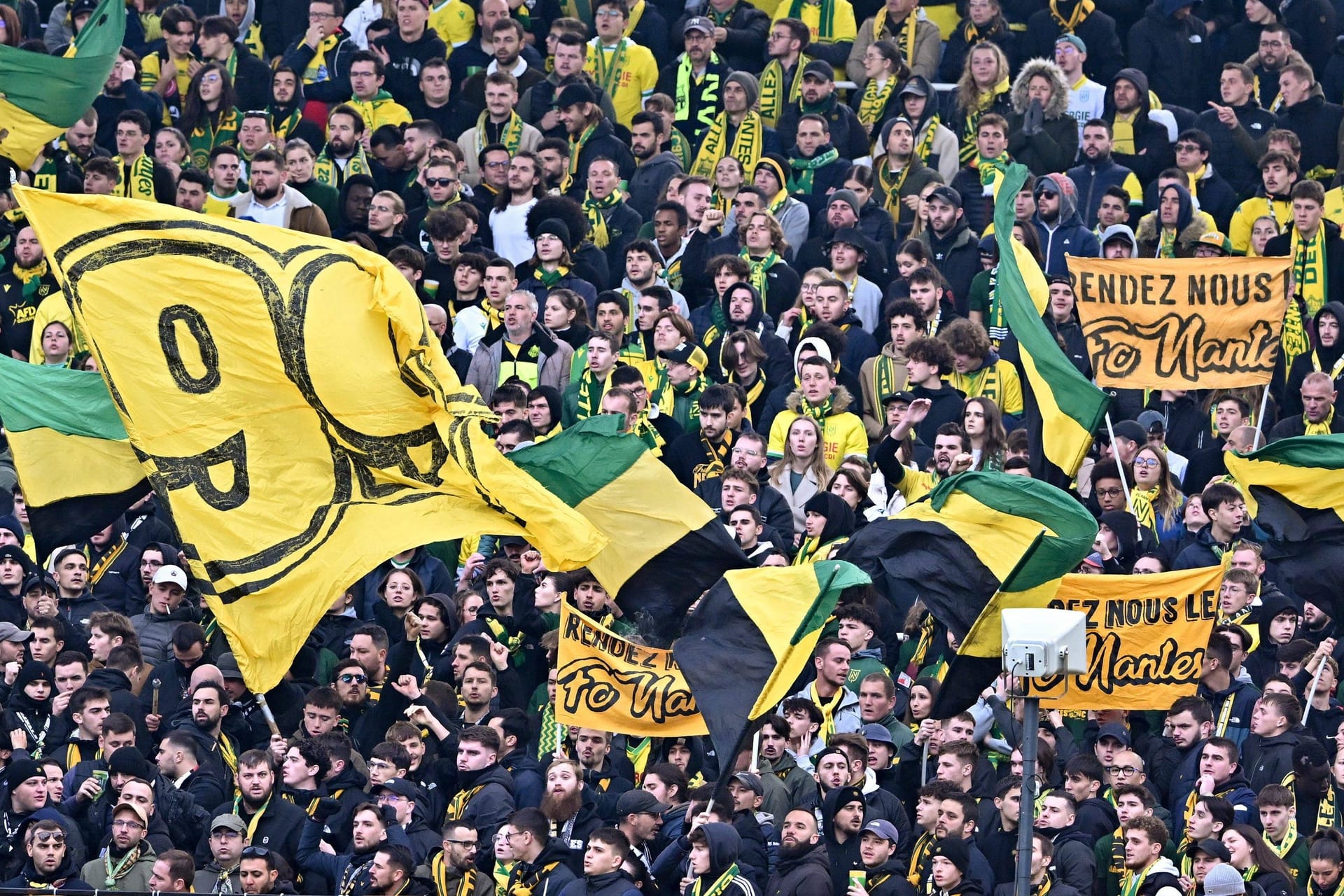 Fans des FC Nantes (Archivbild): Trauer um einen Anhänger.