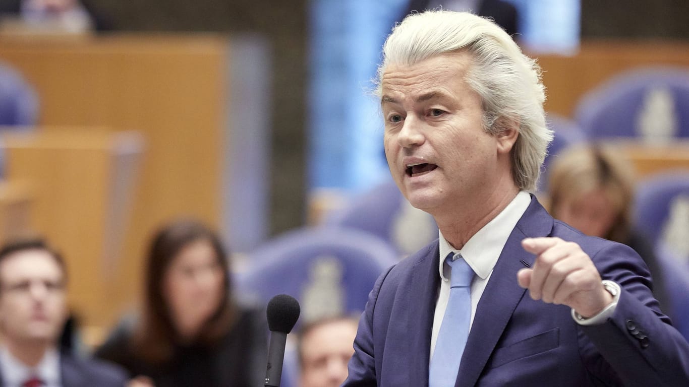 Geert Wilders (Archivbild): Der rechtsextreme niederländische Politiker ist als großer Sieger aus der Wahl gegangen.